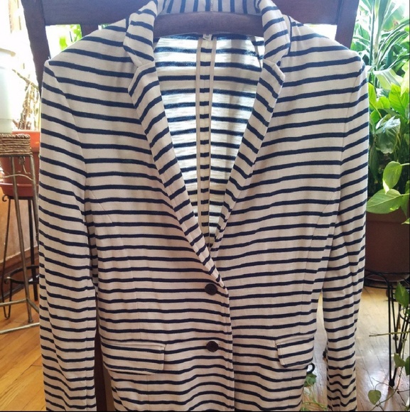 J. Crew Maritime Blazer With Blue Stripes - Picture 2 of 6